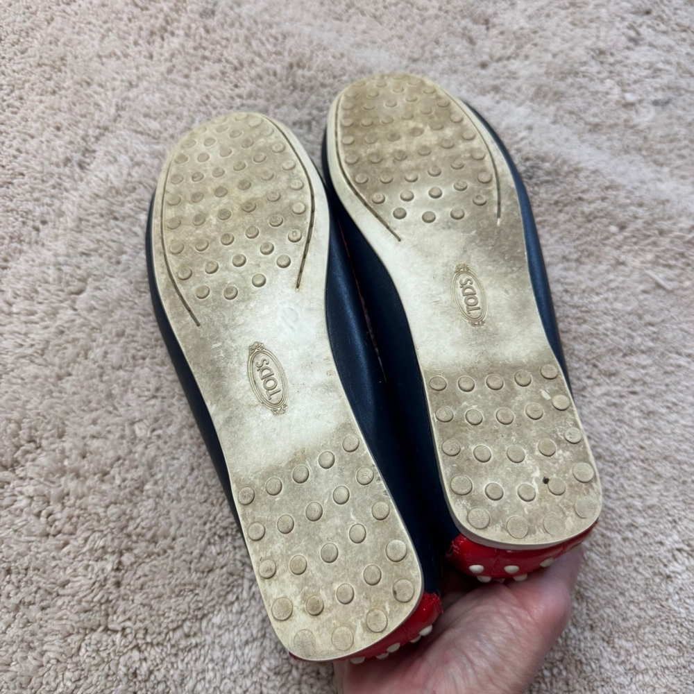 Tods Multicolored Leather Sailing Boat Shoes - Picture 7 of 8